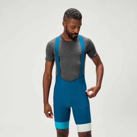 Endura Loop Bib Shorts - barra blue | L