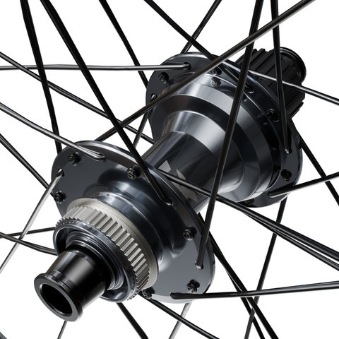 Shimano DEORE XT WH-M8200-B Juego de ruedas Disc Center Lock 29" - negro/148 mm/110 mm/Shimano Micro Spline/29"/Boost/Boost