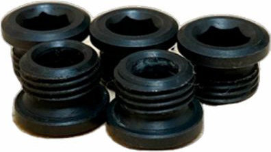 Rotor Conjunto de tornillos de plato para Rotor Track30 Spider - negro