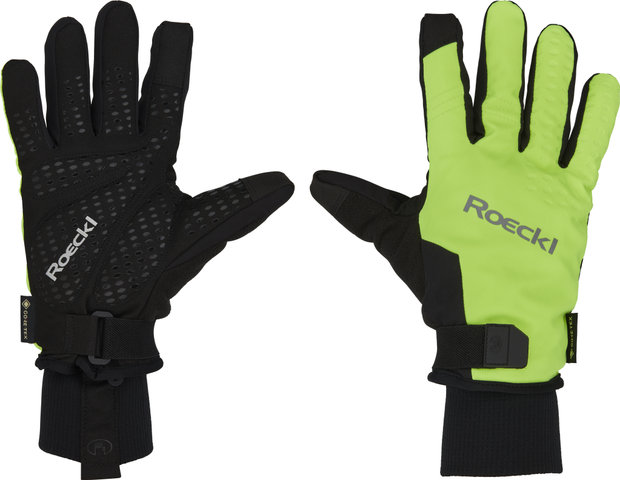 Roeckl Guantes de dedos completos Rocca 2 GTX - fluo yellow/8