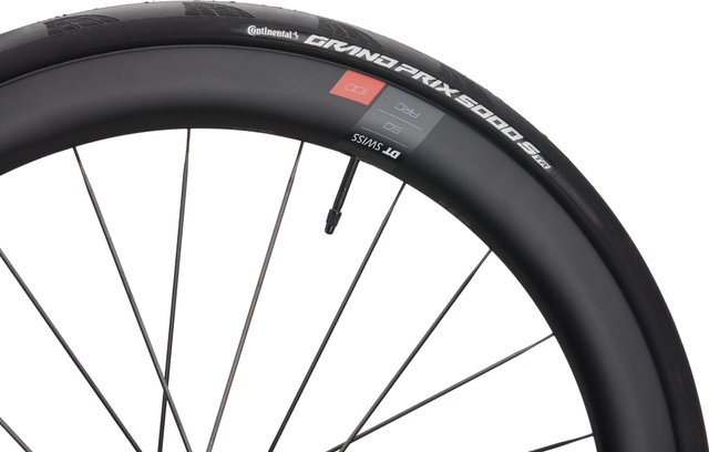 DT Swiss WTS ARC 1100 DICUT 50 TEAM Carbon Disc Center Lock 28" Wheelset - black/100 mm/Non Boost/Shimano Road/142 mm/28"/Non Boost