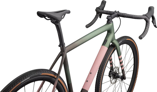 Specialized Crux Expert 28" Gravel Bike - satin cypress metallic-doppio-dusky pink-champagne/28"/M