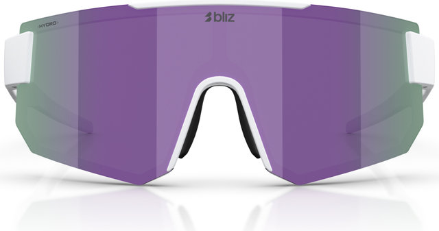 Bliz P005 Small Sports Glasses - matte white | purple mirror