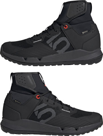 Five Ten Trailcross GTX MTB Flat Pedal Shoes - core black-grey three-solar red | 44 2/3