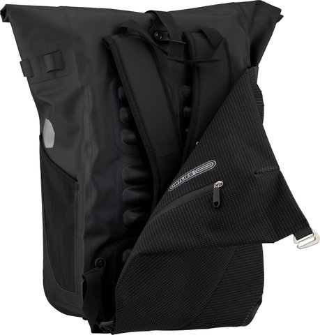 ORTLIEB Vario High-Vis QL2.1 Rucksack-Fahrradtasche Hybrid - black reflective/26000 ml