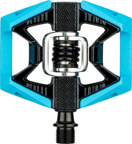 crankbrothers Pedales de clip/plataforma Double Shot 2 - blue-black