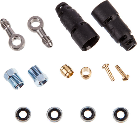 Jagwire Kit de conexión Mountain Pro Quick-Fit Adaptador para línea de frenos - universal/The One / R1 / Mega