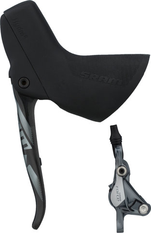 SRAM Freno de disco hidráulico Force - black-grey/Rueda delantera/Izquierdo (específico de lado)