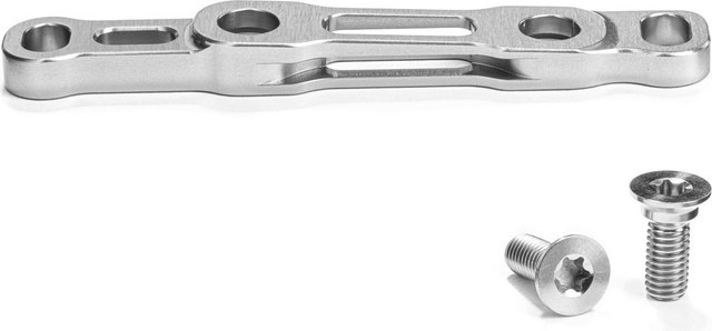 absoluteBLACK Adaptateur de frein à disque flatmount pour Shimano - grey | Flat Mount