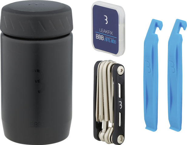 BBB CombiSet Tools & Tubes S BSB-63 Tool Box + Tool Set - black/450 ml