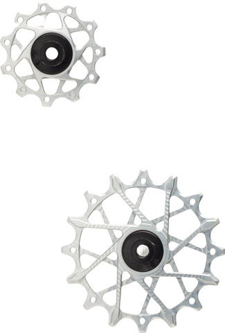 Garbaruk Schaltröllchen-Set 11 + 16 Zähne für Shimano 11-fach - silver