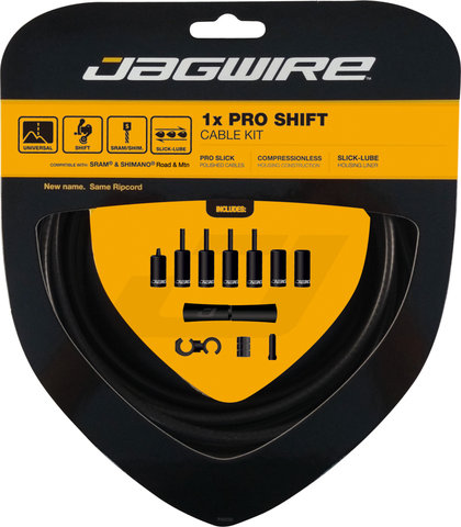 Jagwire 1X Pro Shifter Cable Set - stealth black