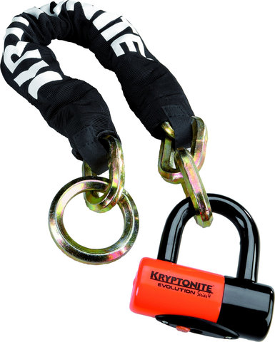 Kryptonite Chaîne Antivol New York Noose® 1275 - noir-orange/75 