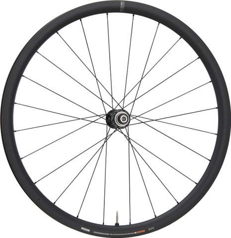 Shimano Juego de ruedas WH-RX880-TL Disc Center Lock Carbon 28" - negro/142 mm/100 mm/28"/Shimano carretera de 12 velocidades/100 mm/Shimano carretera 12 velocidades/100 mm/142 mm