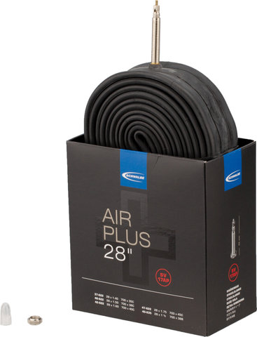 Schwalbe Chambre à Air 17 Air Plus pour 28" - noir/37-622 à 47-635/Valve Presta (SV)/37/47-622/635 SV 40 mm/40 