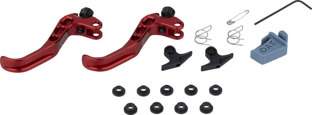 OAK Components SH Brake Lever Set for Shimano - red