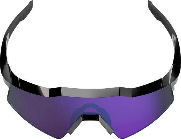 100% Gafas deportivas Polarized Speedcraft SL HiPER - polished black | hiper polarized lavender mirror