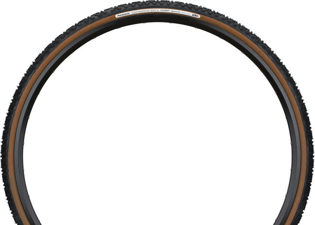 Panaracer Cubierta plegable GravelKing EXT Plus TLC 28" - black-brown/33-622 (700x33C)