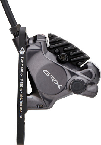 Shimano GRX Scheibenbremse BR-RX820 + BL-RX820 - schwarz-grau/Vorderrad/links (seitenspezifisch)