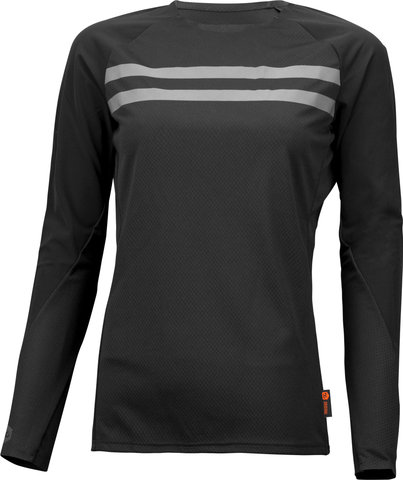 bc original Maillot pour Dames MTB Womens L/S - black-grey/XS
