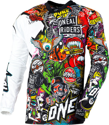 O'NEAL Maillot Mayhem L/S - black-multi | M