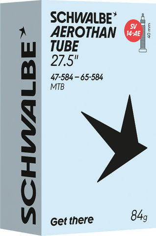 Schwalbe Chambre à Air 14-AE Aerothan pour 27,5" - universal | 47-584 à 65-584 | Valve Presta (SV) | 40 mm