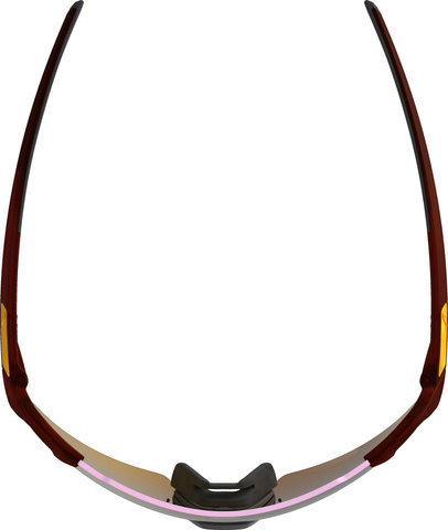 Alpina Turbo Air Q-Lite Sports Glasses - red translucent matt | mirror gold