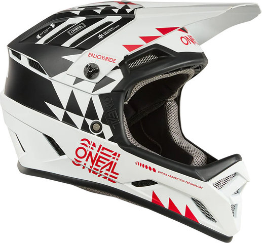 O'NEAL Backflip Knox Fullface-Helm - white-black | 63 - 64 cm