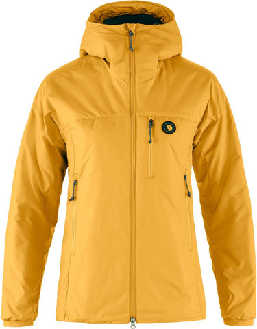 Fjällräven Chaqueta térmica de aislamiento Bergtagen 60 para mujer - mustard yellow-mountain blue | L