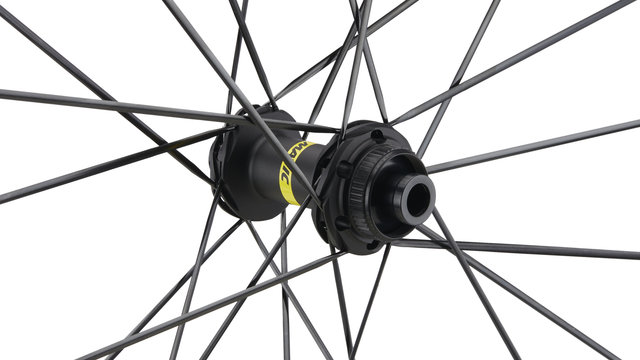 Mavic Juego de ruedas Cosmic SLR 32 Disc Center Lock Carbon - negro/Non Boost/Non Boost/142 mm/100 mm/28"/Shimano carretera/100 mm/Shimano carretera/100 mm/142 mm