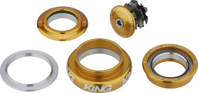 Chris King InSet i7 ZS44/28,6 - EC44/40 Mixed Tapered GripLock Steuersatz - gold/1 1/8"/ZS44/28,6 - EC44/40