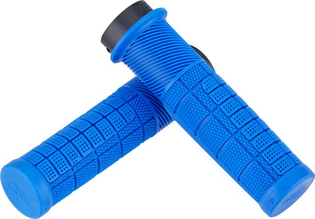 OneUp Components Thick Lock-On Lenkergriffe - blue/138 mm
