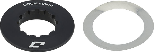 Jagwire Center Lock Disc Lockring with Internal Gear Teeth - black