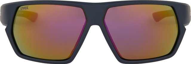 uvex Lunettes de Sport sportstyle 238 - deep space mat/mirror red