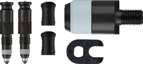 Schwalbe Clik Valve Conversion Kit + SCV PumpHead Adapter - schwarz/SV