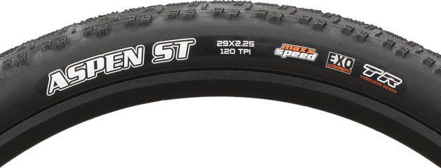 Maxxis Aspen ST EXO TR MaxxSpeed 120 TPI 29'' Folding Tyre - black | 57 mm | 29 | 2.25 | 57-622