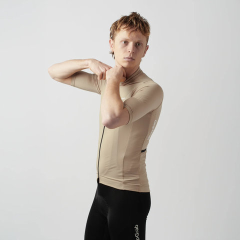 GripGrab Maillot Ride S/S - beige | L