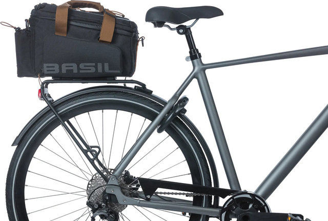 Basil Trunk bag XL Pro MIK - black-slate/36 l