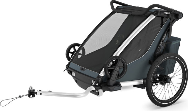 Thule Chariot Cross 2 double Kinderanhänger - dark slate/20"