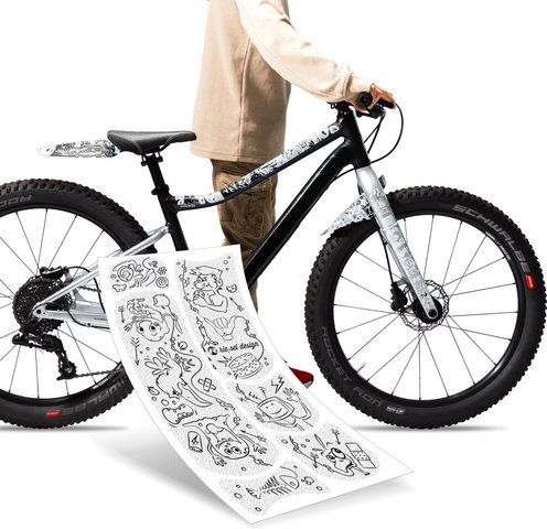 rie:sel design kids:tape Rahmenschutzset - youngstar doodle black
