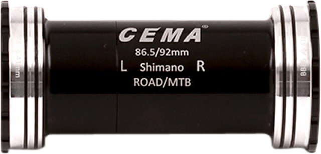 CEMA Caja de pedalier cerámica BB86-BB92 para Shimano - universal | Pressfit BB86, Press Fit BB92