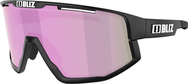 Bliz Lunettes de sport Fusion Small - matte black/brown-rose