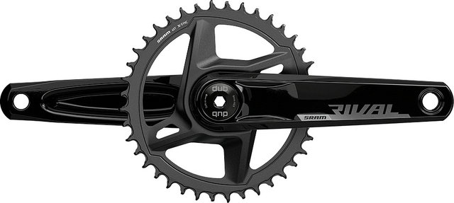 SRAM Rival 1 DUB Wide 1x12 Crankset - Workshop Packaging - black | 175,0 mm | 40 | 175.0 mm 40 tooth