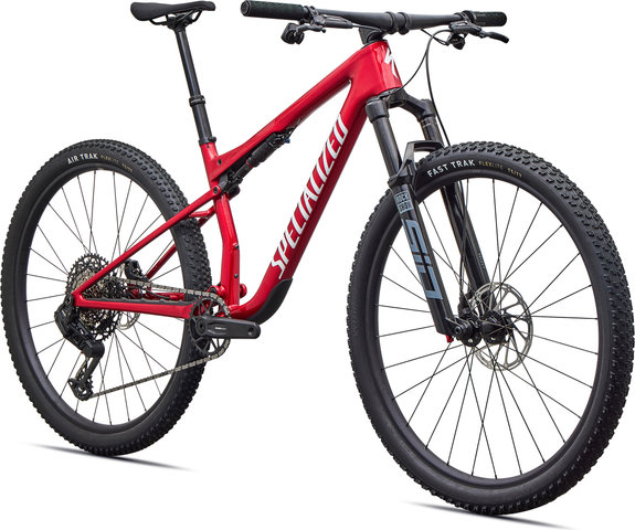 Specialized Bicicleta de montaña Epic 9 Comp Carbon 29'' - gloss ruby metallic-metallic white silver | 120 mm | 44 mm | 29" | 170,0 mm | L