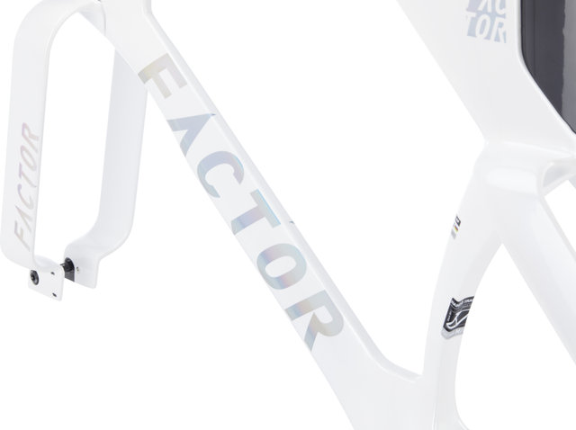 Factor Hanzo Track Rahmenkit mit Zero Track Laufradsatz - white/M/L/46 mm