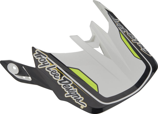 Troy Lee Designs Spare Visor for D4 Composite MIPS Helmets - reverb white-blue/universal