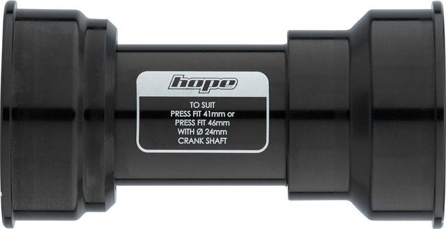 Hope Edelstahl Pressfit Innenlager 41 x 24 mm - black