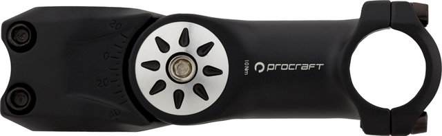 Procraft Potence 4Bolt Adjustable Ahead - noir mat/95 mm
