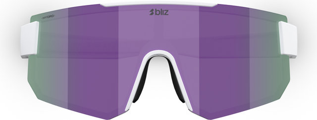 Bliz P005 Small Sports Glasses - matte white | purple mirror