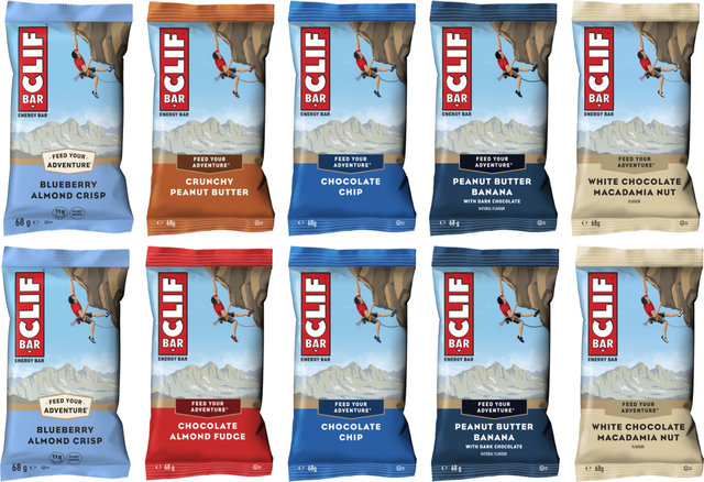 CLIF Bar Energieriegel - 10 Stück - gemischt